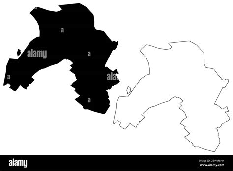 Karaj City Islamic Republic Of Iran Persia Alborz Province Map
