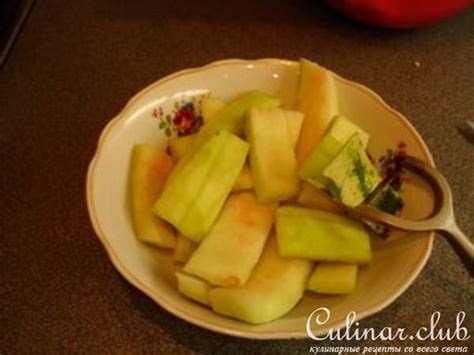 Цукаты из арбузных корок