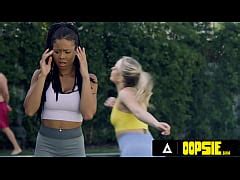 Oopsie Hot Kira Noir S Bestie Gets Aroused While Seeing Hot Woman Walking Her Husband With A