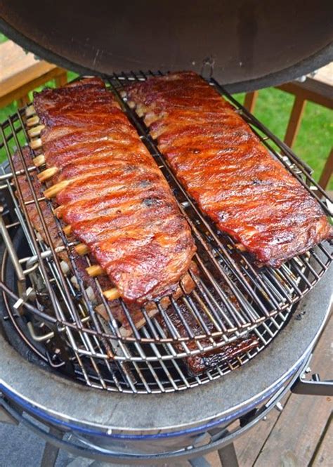 Baby Back Ribs Big Green Egg Without Rack Jackson Gipson