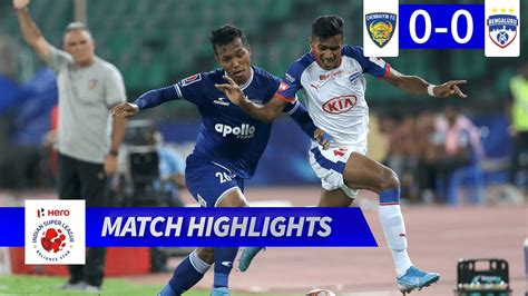 Chennaiyin Fc Bengaluru Fc Match Highlights Hero Isl