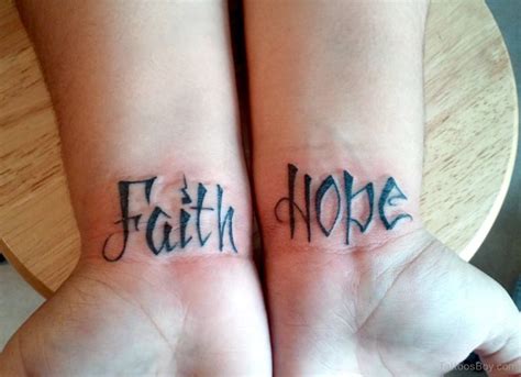 69 Adorable Faith Wrist Tattoos