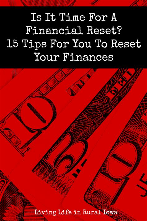 time   financial reset  tips    reset