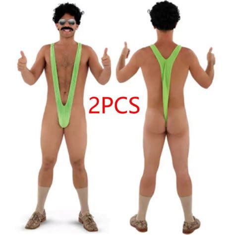 Pcs Borat Mankini Badeanzug C String Tanga Badehose Bikini F R M Nner