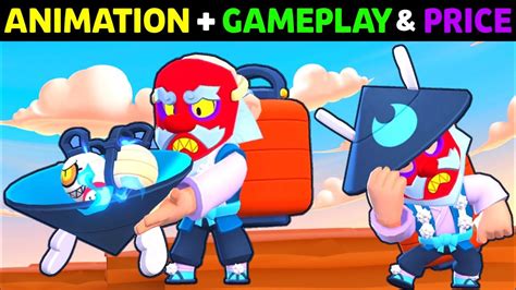 Brawl Stars Tengu Mike Gameplay Losing Animation Pin Cost And Release