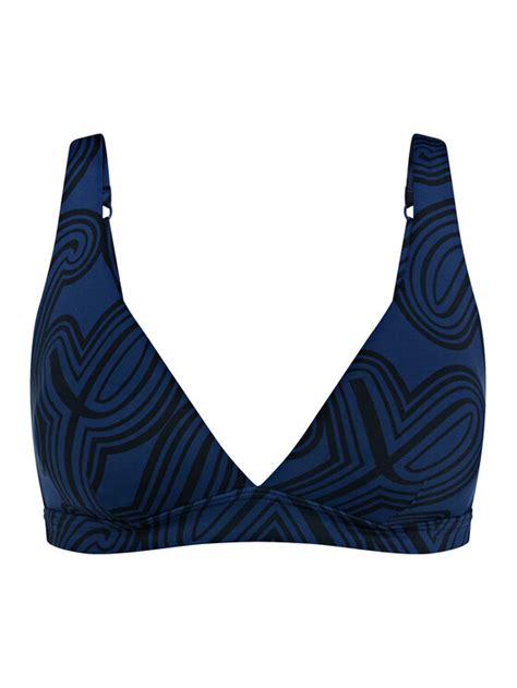 Triumph Góra od bikini Flex Smart Summer 10222175 Granatowy Modivo pl