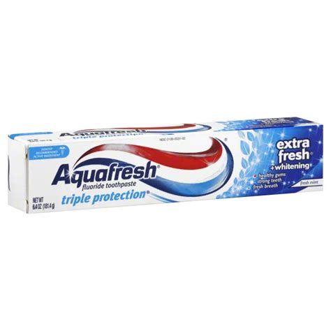 aquafresh triple protection extra fresh whitening fresh mint fluoride