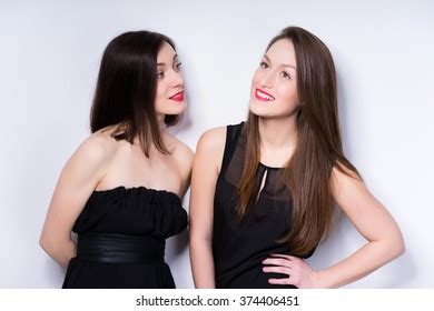 Sexy Blond Brunette Woman Portrait Studio Stock Photo Shutterstock