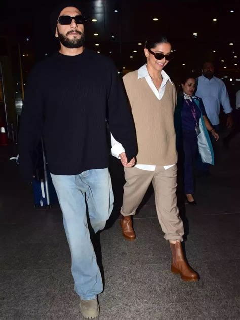 Ranveer Singh and Deepika Padukone exude winter fashion goals as they ...