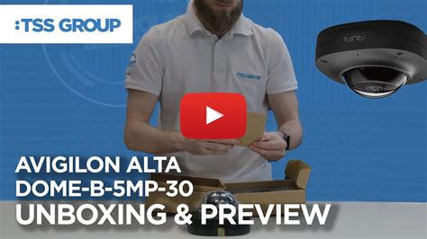 Avigilon Alta AVA Dome B 5MP 30 IP Kamera Unboxing Preview YouTube