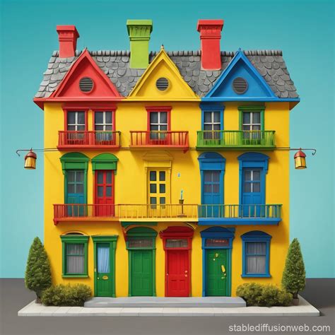 Cartoon House Interior Prompts Stable Diffusion Online