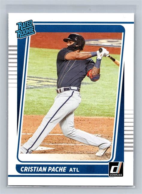 Donruss Christian Pache Rated Rookie Rc Atlanta