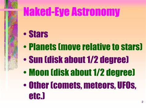 PPT Exploring The Night Sky A Guide To Naked Eye Astronomy