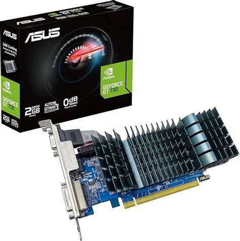 Asus Geforce Gt 730 2gb Ddr3 Evo Low Profile Graphics Card