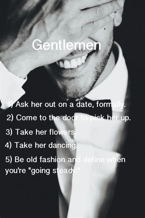 Being A Gentleman Quotes Quotesgram