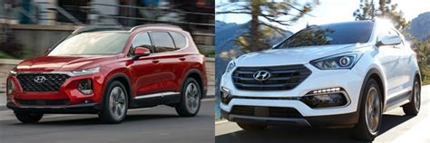 2019 Hyundai Santa Fe Vs 2018 Hyundai Santa Fe Sport What S The Difference Autotrader