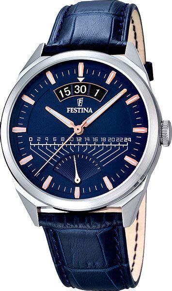 Мужские наручные часы Festina F16873/3 с гарантией купить на OZON по ...