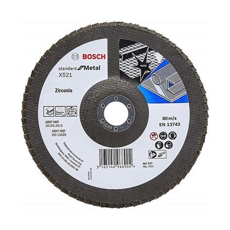 Disco Flap Discs Laminado Gr Eco Curvo Fibra Zirconio Inox