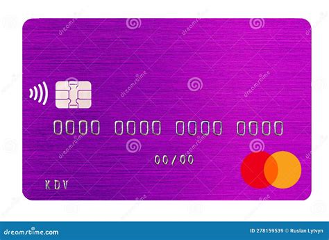 Mastercard Debit Card Closeup For Design Purpose Editorial Stock Image
