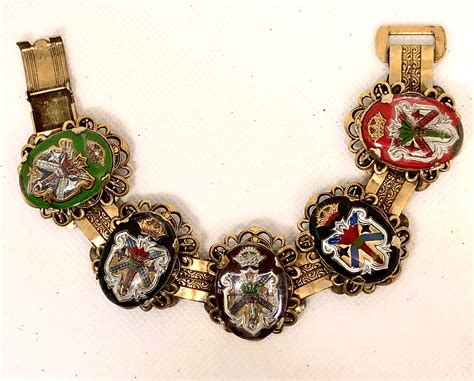 Crests Rare Antique Bracelet – Emily’s Antique Corner
