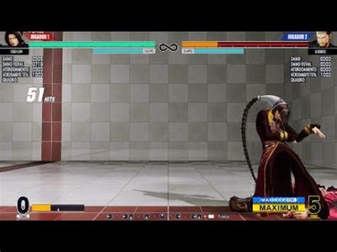 KOF XV DUO LON STUN COMBO 51 HITS YouTube