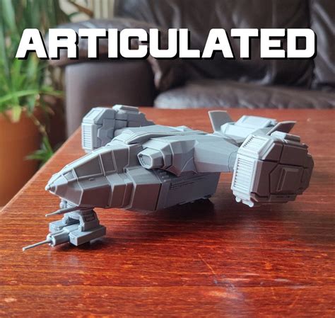 Helldivers 2 Pelican Extraction Shuttle Articulated High Quality Etsy