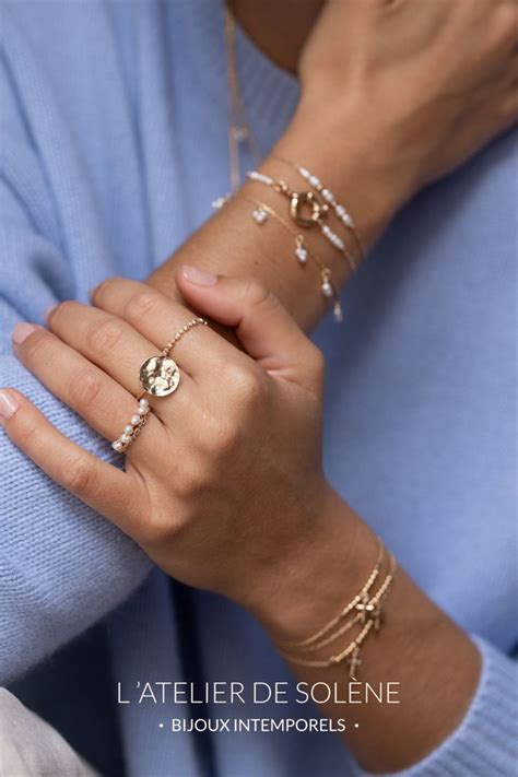 Bague Plaquée Or Lisandre Latelier De Solène Bague Bracelet En