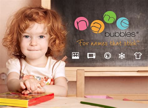 New For Back To School Name Bubbles Launches Lunchbox Labels