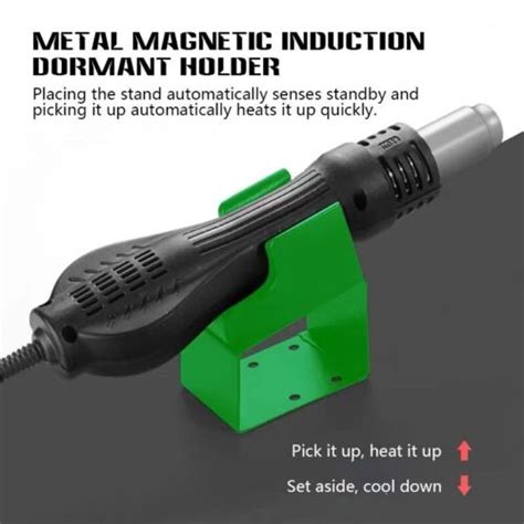 Ac V W Intelligent Led Digital Display Hot Air Gun T Ebay