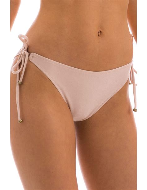 Accessorized Nude Pink Scrunch Bikini Bottom Bottom Essence Inv Comfort Brand Rio De Sol