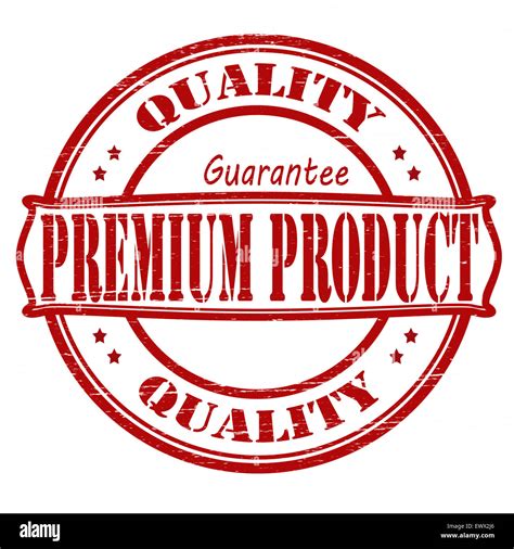 Stamp with text premium product inside, illustration Stock Photo - Alamy