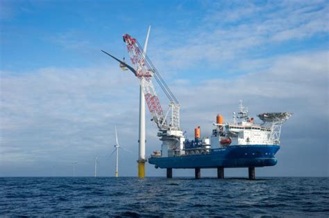 Parkwind And Jan De Nul Start Works For The Mw Offshore Wind Farm