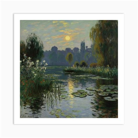 Claude Monet - Lily Pond Art Print by story - Fy