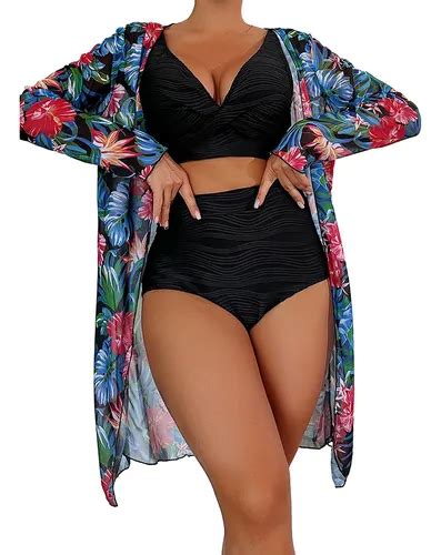 Conjunto De Traje De Baño Bikini Para Mujer De Piezas Meses sin interés
