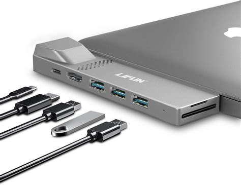 Amazon Macbook Pro Usb C Hub Adaptador Usb C En Con K Hdmi