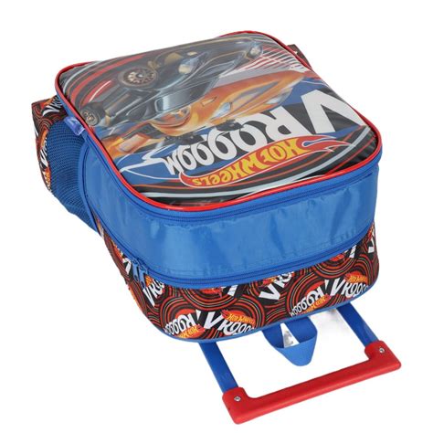 Kit Bolsa Escolar Infantil Lancheira E Estojo Hot Wheels Vermelho Maloa Loja Virtual