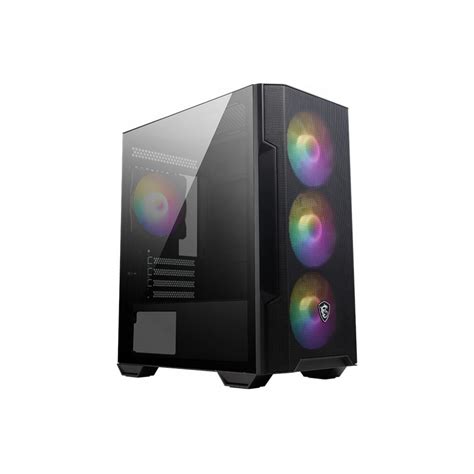 caixa micro atx msi mag forge  rgb preta