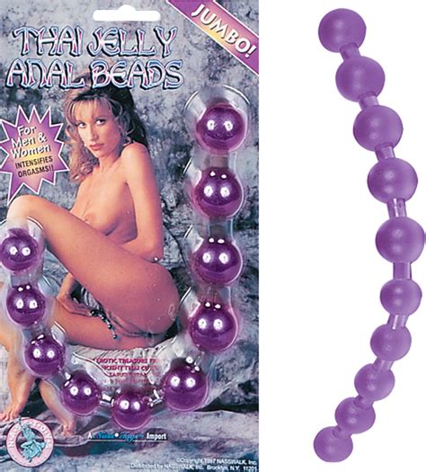 THAI JELLY ANAL BEADS PURPLE Nasstoys