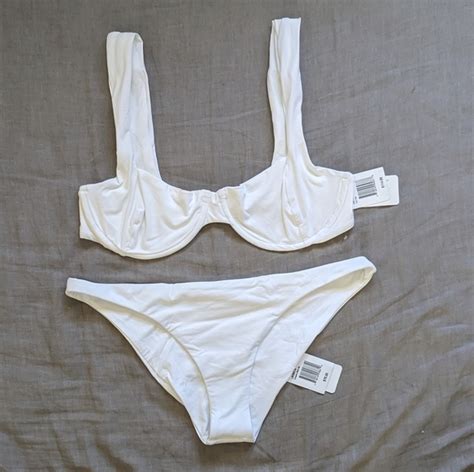 L Space Swim Lspace Tori Camacho Bikini Set White Poshmark