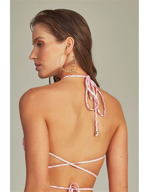 Bikini Tops Top Bikini Danielle Pink Chevron Brand Empress