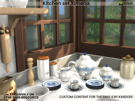 The Sims Resource Kitchen Set Ximena