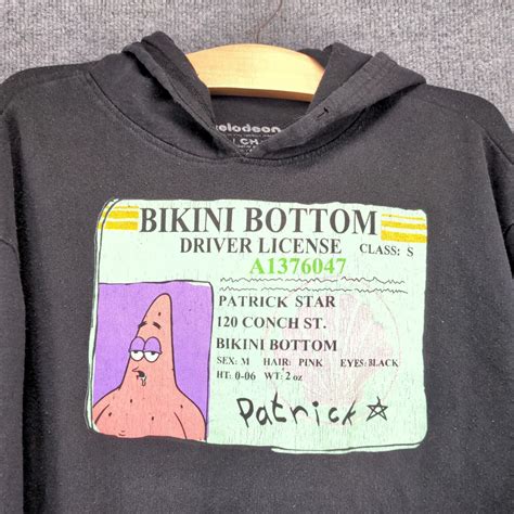 Nickelodeon Mens Bikini Bottom Driver License Patrick Gem
