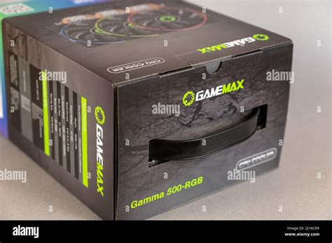 New GameMax Gamma 500 RGB cpu cooler for desktop computer. Cardboard ...