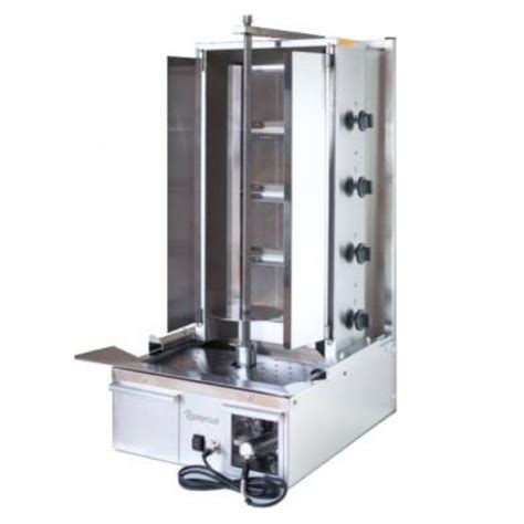 Easy Cut 4 Burner Gas Kebab Machine Includes Easy Cut Electric Kebab