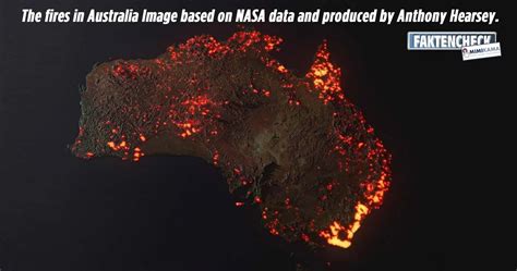 Ist das ein Bild der NASA von den Bränden in Australien Faktencheck