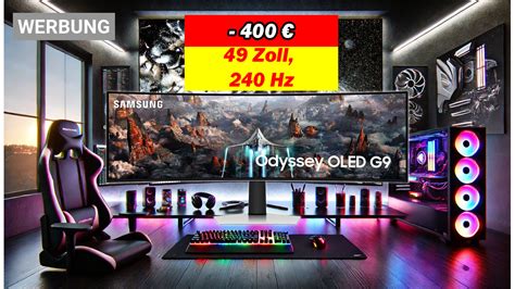 Samsung Odyssey OLED G9: Gaming-Monitor 49 Zoll, 240 Hz, schon vor dem ...