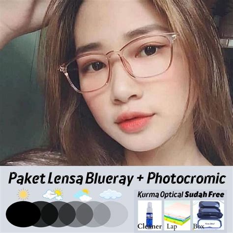 Jual Frame Kacamata Anti Radiasi Blueray Photocromic Dan