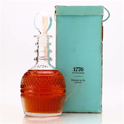 Seagram 1776 Premium American Whiskey 1976 Tiffany Decanter