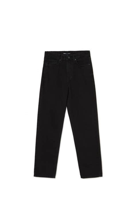 Vaqueros Mom Fit Color Negro CROPP 0376Z 99M