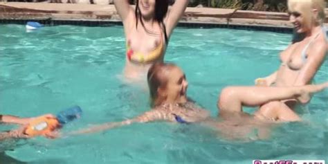 Hardcore Fucking And Cock Sucking With Pool Hotties Tnaflix